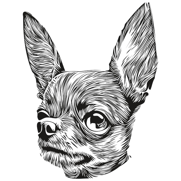 Chihuahua Dibujo Blanco y Negro Una Guía Completa sobre esta Raza de Perro